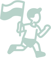 Running child icon